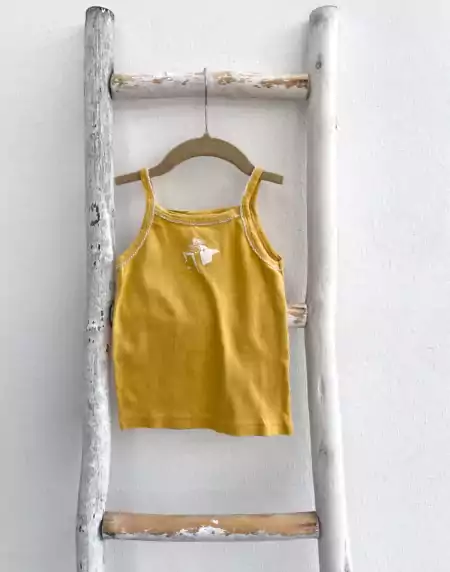 Simone - Débardeur Petit Bateau jaune