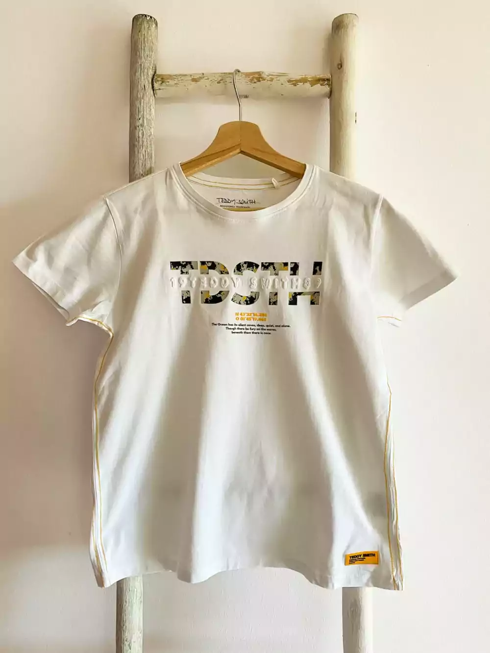 Tshirt Teddy Smith blanc